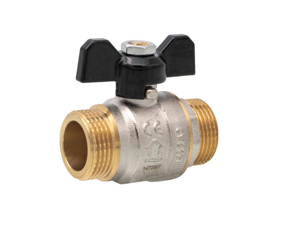 Mosadzný guĺový ventil s motýlom 1/2