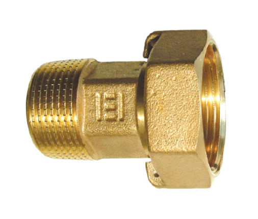 Mosadzná spojka pre vodomer 1