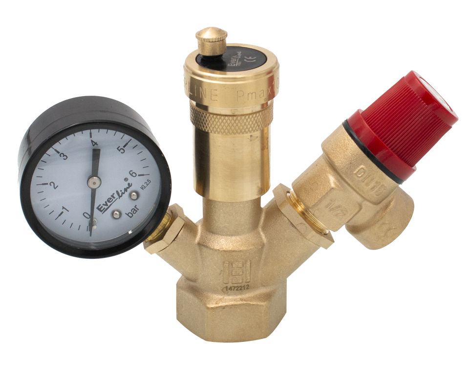 Bezpečnostná skupina ústredného kúrenia 3 bary /1