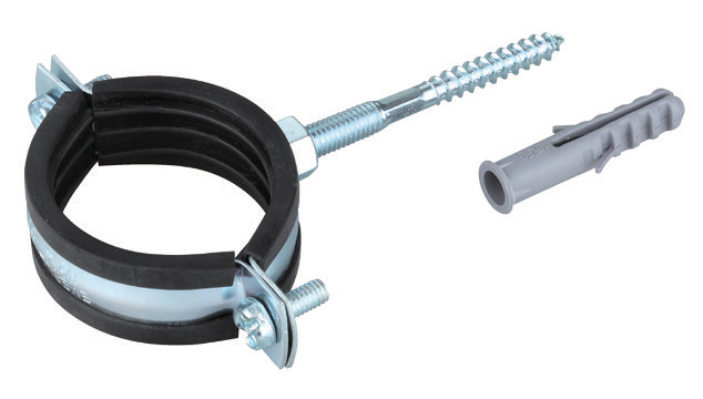 Objímka na potrubie s gumou 1-1/2