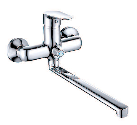 Bathtub faucet with mobile pipe and hand shower