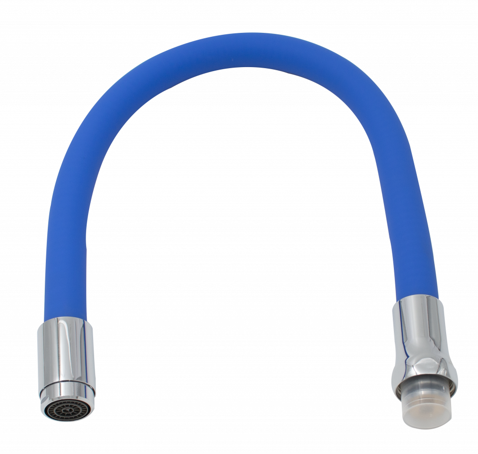 Flexibilné rameno pre kuchynskú batériu MODRÉ