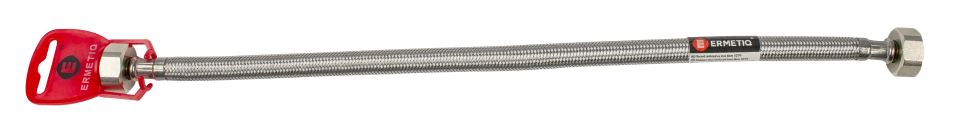 Stainless steel reinforced hose 60cm 3/8x3/8