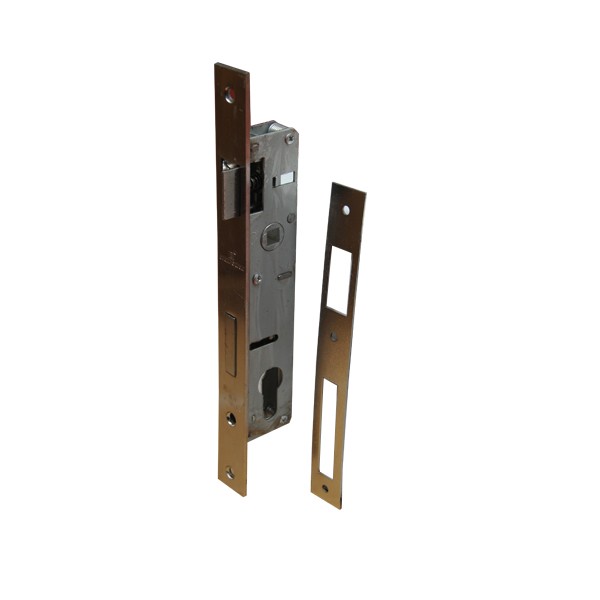 Reversible door lock for wooden doors 58x45mm