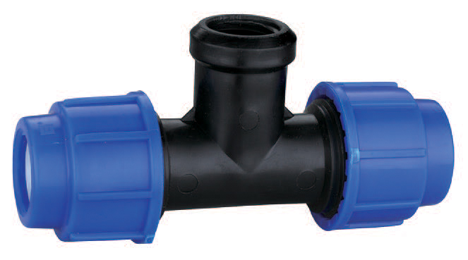 T-kus z stredovým vnútorním závitom 40x1-1/4