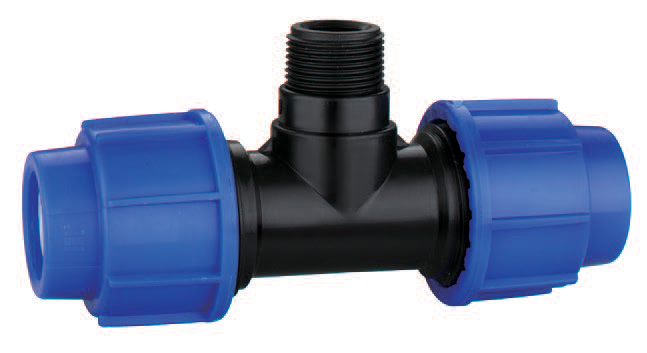 T-kus z stredovým vonkajším závitom 25x3/4