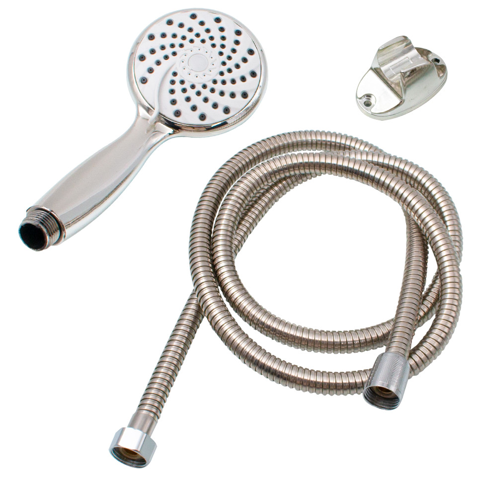 Sprchové hlavice 5 funkcií s hadicou CHROME